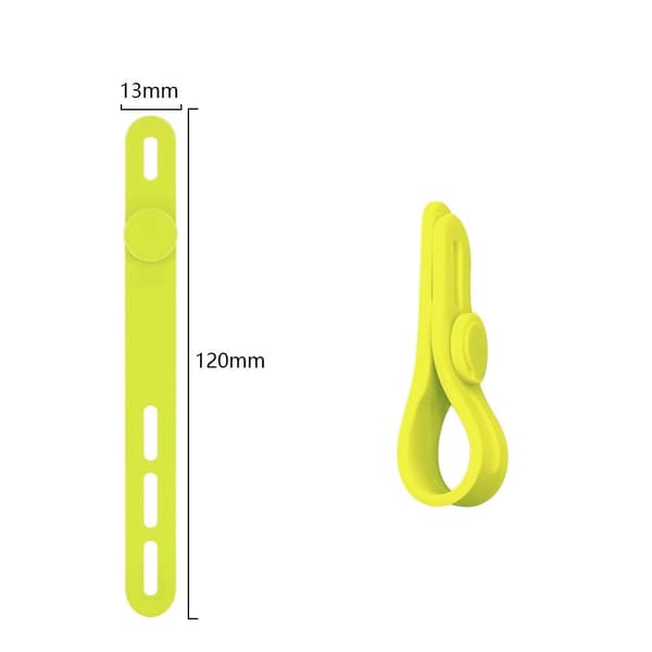 5 stk. Kabelholder Gummibånd PINK pink