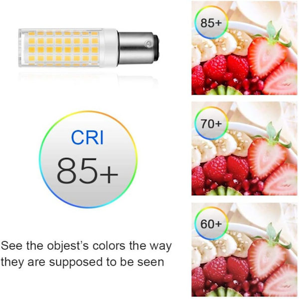 BA15D 2835 Keramisk dimmer LED Liten majsljus