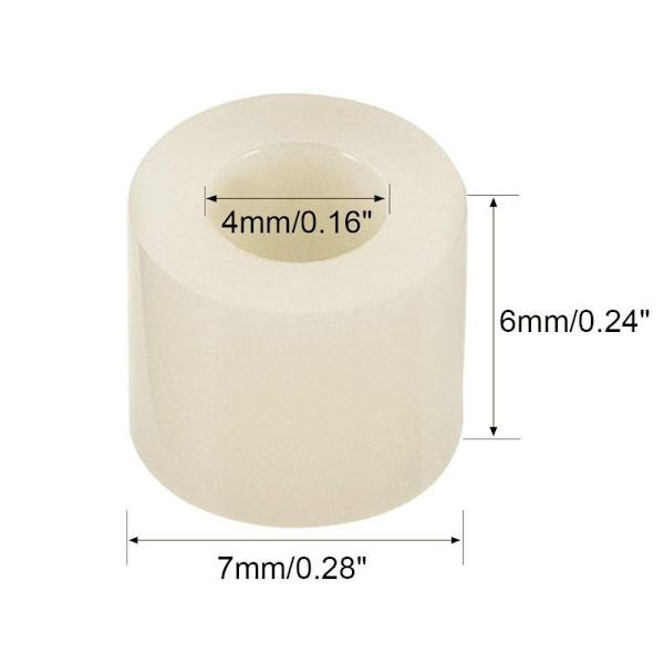 300 stk runde avstandsskiver for M4-skruer M4 300pcs