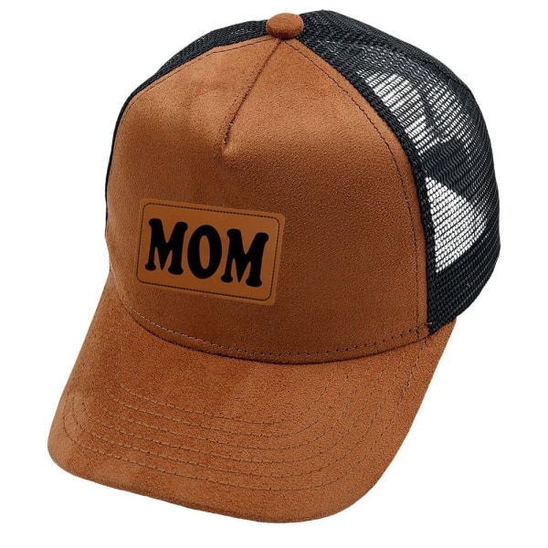 Cap Peaked Kepsar BRUN&WHITE brown&white