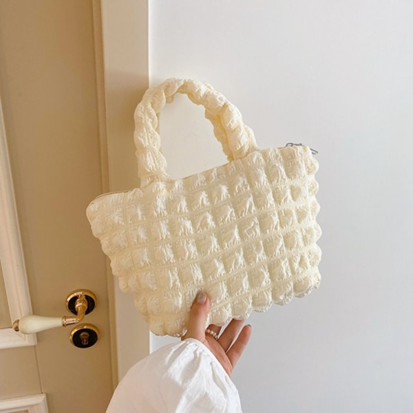 Mulepose Håndtaske HVID White