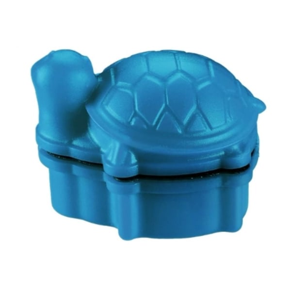 Sköldpaddsformad Fish Tank Magnetic Borste Glas Rengöring Magnetic Blue