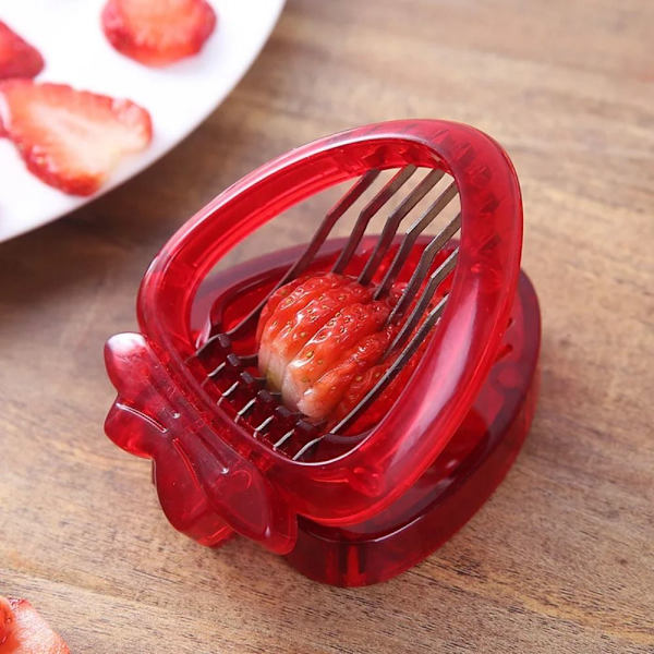 Strawberry Slicer Cutter Strawberry Corer Jordbærskærer