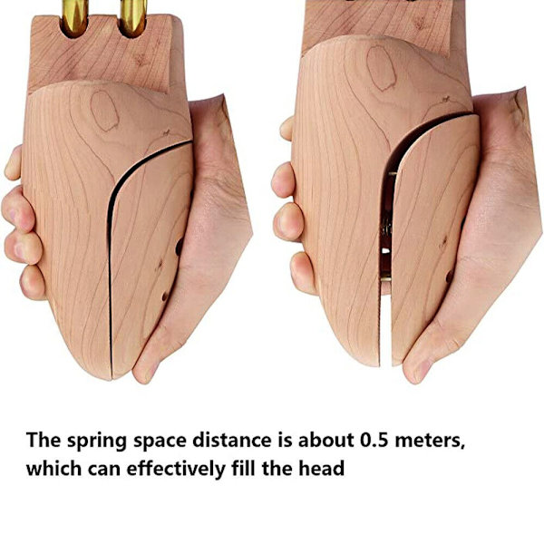 1 par Sko Bårer Sko Tree Extender for menn EU 39-40 EU 39-40