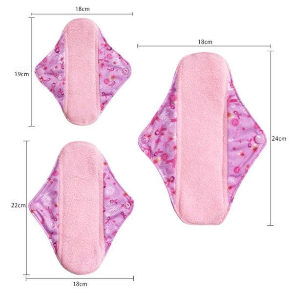 Månedlig absorberende menstruasjonsvaskbare truser S S