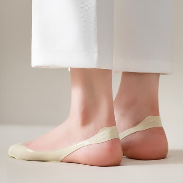 1 par Bådsokker Is-silke Sokker PINK pink
