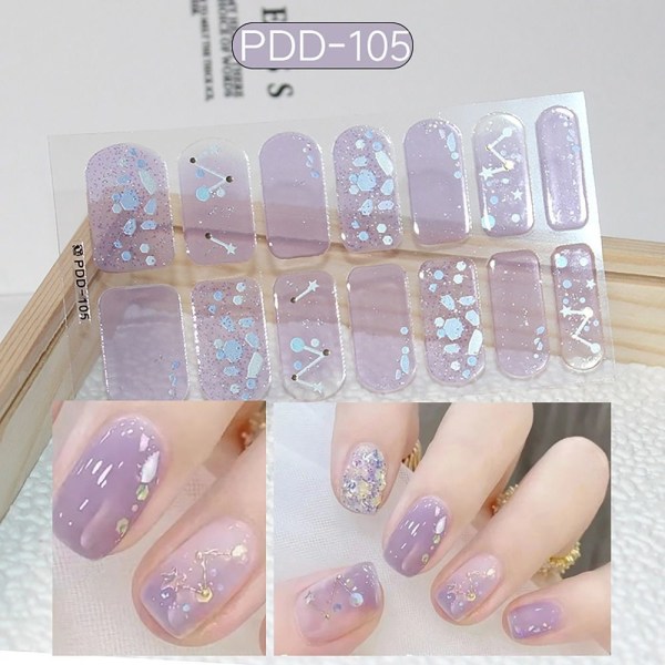 Gel Nail Stickers Nail Patch 105 105 105