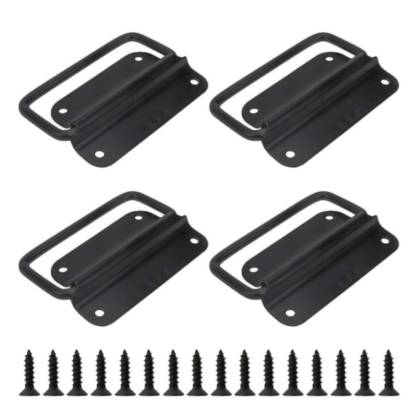 Verktygslåda Draghandtag Rostfritt stål Fällbart handtag 4ST 4ST 4pcs