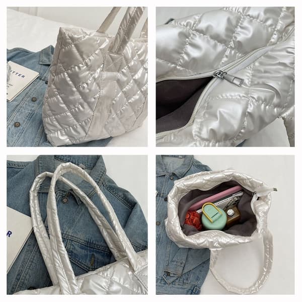 Skulderveske Toteveske GRÅ grey