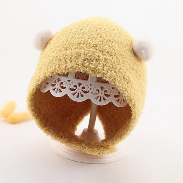 Høst Vinter Hatter Baby Barn Luer HVIT White