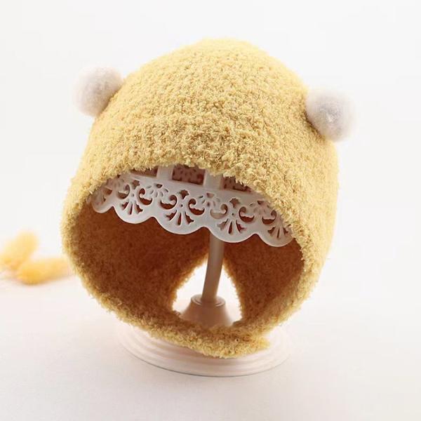 Høst Vinter Luer Baby Barn Beanie Caps BRUN Brown
