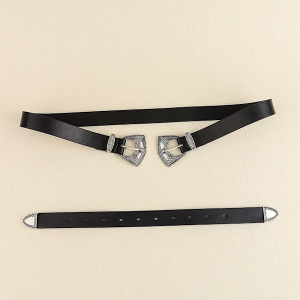 Läderbälte Elastiska Bälten SILVER ELASTISK Silver Elastic-Elastic