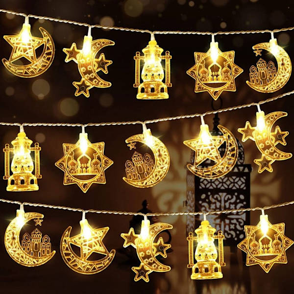 EID Mubarak LED-ljusslinga STYLE 1 STYLE 1