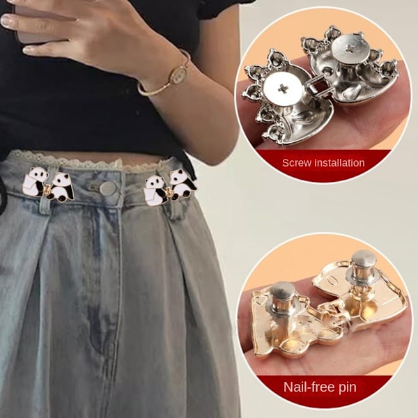 Jeansknapper No-Sying Metalknap SØLVSNEGLE SNEGLE silver snails-snails