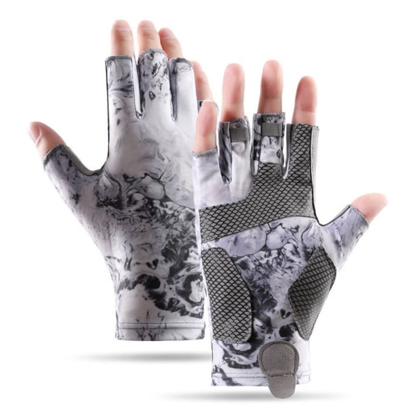 Ice Silk Gloves Fiskehansker GREY M Grey M