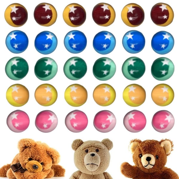 10 st/5 par Eyes Crafts Eyes Puppet Crystal Eyes 5MM-STAR TO 5mm-Star to left2