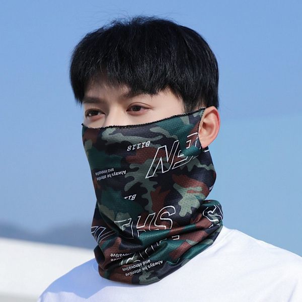 lce Silk Bandana Cool Face Scarf COLOR4 COLOR4 Color4