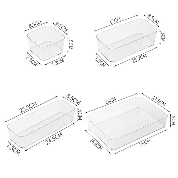 1 stk. Skrivebordsopbevaring Makeup Organizer Boks L L L