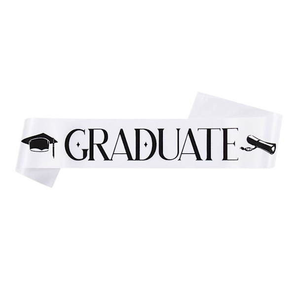 VALMISTUIN SAsh Graduate Olkahihna VALKOINEN VALMISTUUN white GRADUATED-GRADUATED