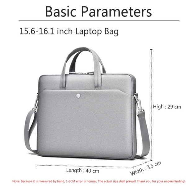 Laptop Sleeve Taske Notebook Taske Pouch GRÅ 13,3 14 TOMMER 13,3 14 grey 13.3 14 inch-13.3 14 inch