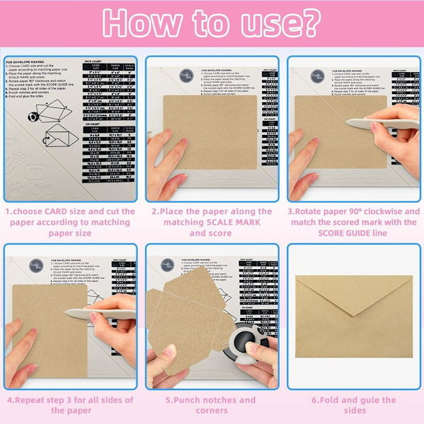 Papir Trimmer Scoring Board Craft Paper Cutter Folde Scorer