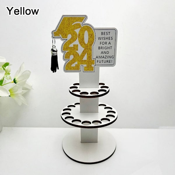 Grad Kortholder Graduering Pengeholdere GUL GUL Yellow