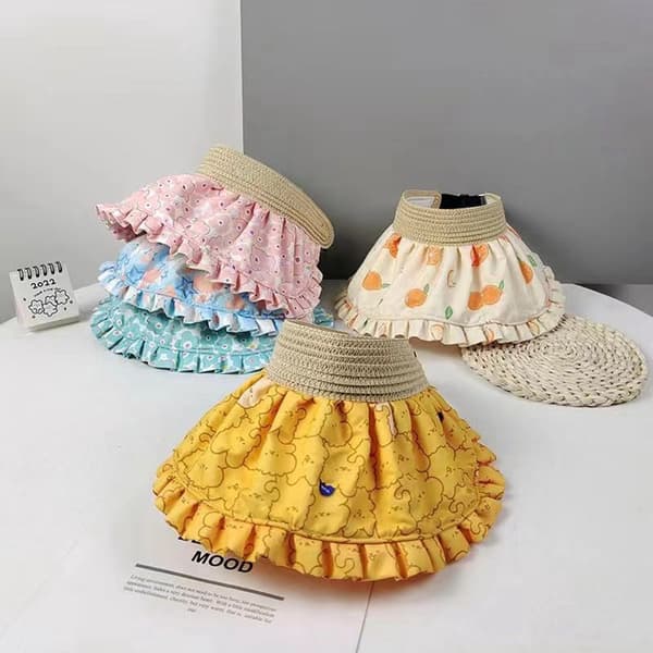 Børne Shell Hat Solskærm Hat FARVE 5 FARVE 5 Color 5