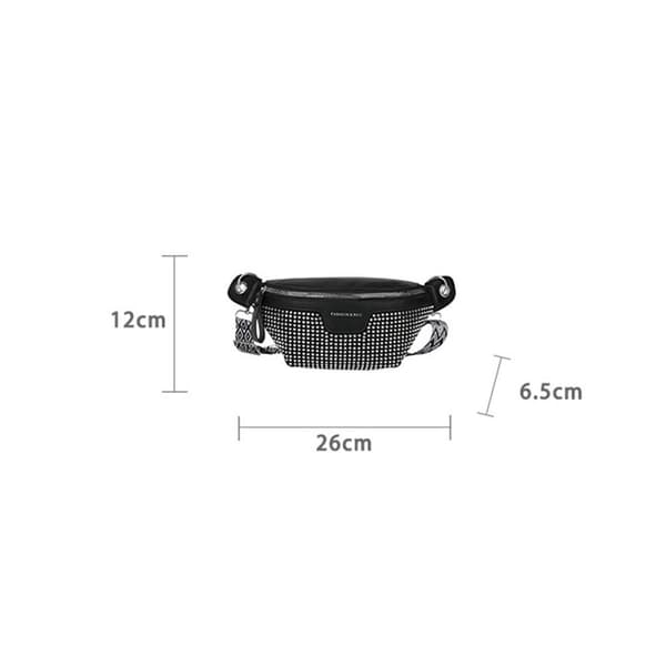 Mavetaske Crossbody Tasker SORT black