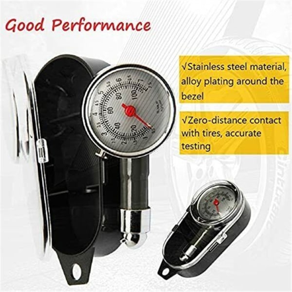 Däcktrycksmätare Manometer Däckmätare