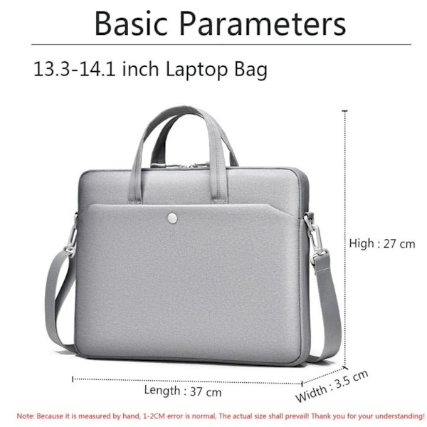 Laptop Sleeve Bag Notebook Case Fodral GRÅ 15,6 16 tum 15,6 16 grey 15.6 16 inch-15.6 16 inch