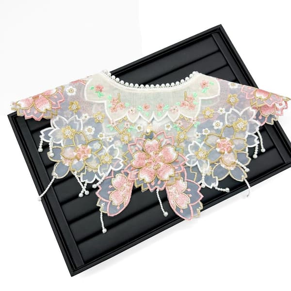 Körsbärsblommolnaxel Hanfu Broderibitar 2 2 2