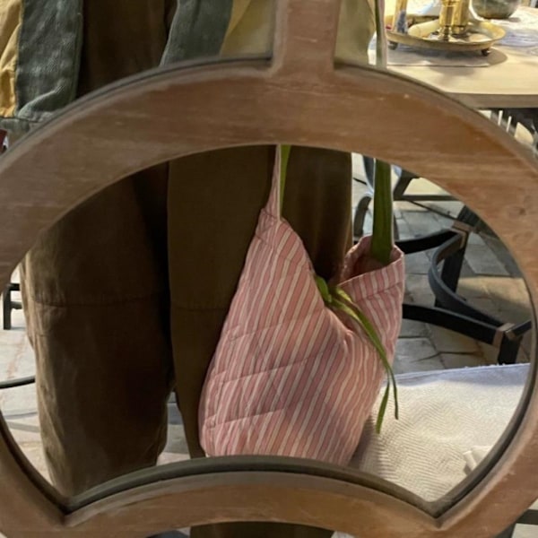 Randig kontrasterande axelväska Rutig Crossbody Bag Hink