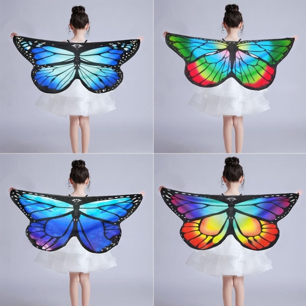 Butterfly Cape Butterfly Wings Sjal 10 10 10