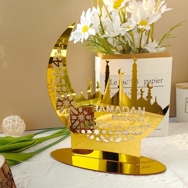 Akrylspegelbord Eid Al-Fitr Decor D D D