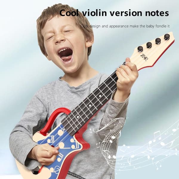 Barnegitar Leke Ukulele Leke RØD red