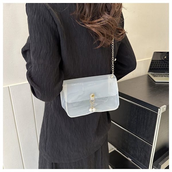 Kæde skuldertaske Crossbody taske SORT black