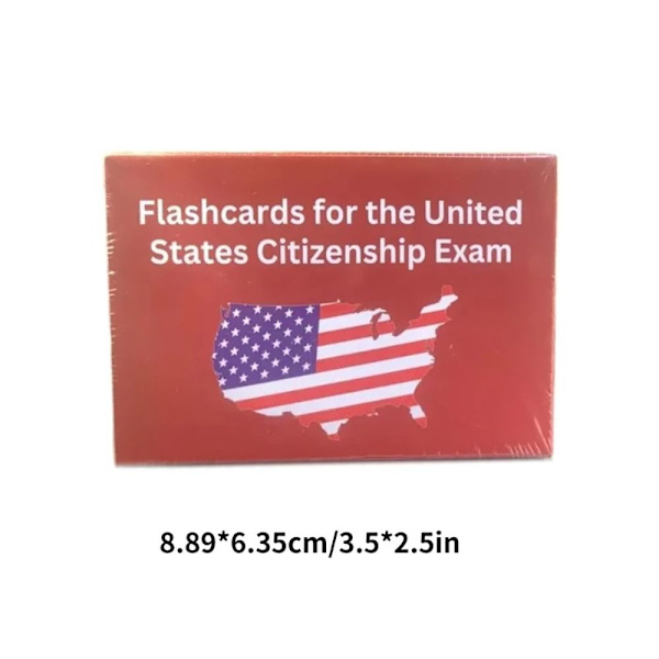 USA-medborgarskap Flash-kort Ciudadania Americana 100 Preguntas y