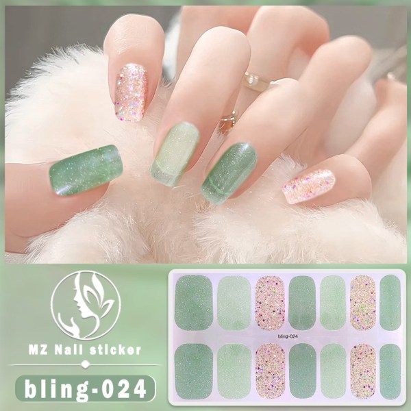 Franska Nageldekaler Nail Art Sticker 6 6 6