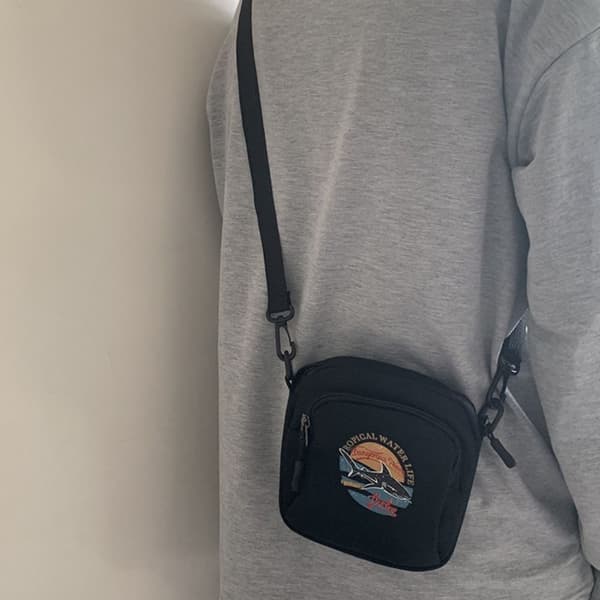 Dame Skulderveske Mini Messenger Bag HVIT white