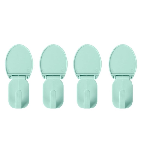 4 stk Foldeveggkrok Selvklebende krok FARGE 4 FARGE 4 Color 4
