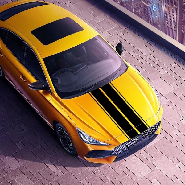 2 kpl auton konepellin tarratarra, suuri autokilpa-koriraita