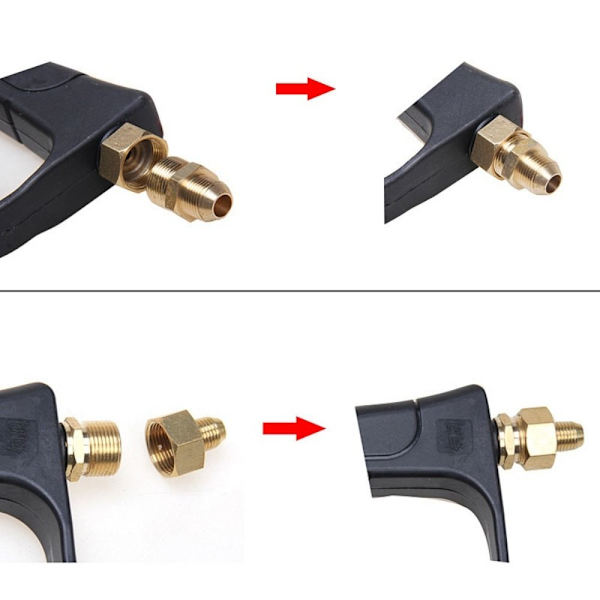 1 stk. slangestik han-hun-adapter F22 TIL F18 F22 TIL F18 F22 to F18