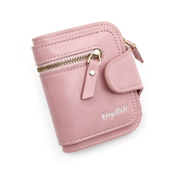 Kort lommebok Lommebok med stor kapasitet ROSA pink