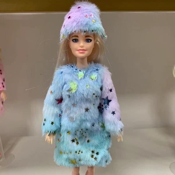 Dockfestkläder Dockkjol BLÅ Blue