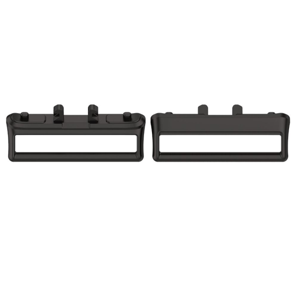 2 stk stroppadapter Klokkebåndskontakt SORT B ​​B Black B-B