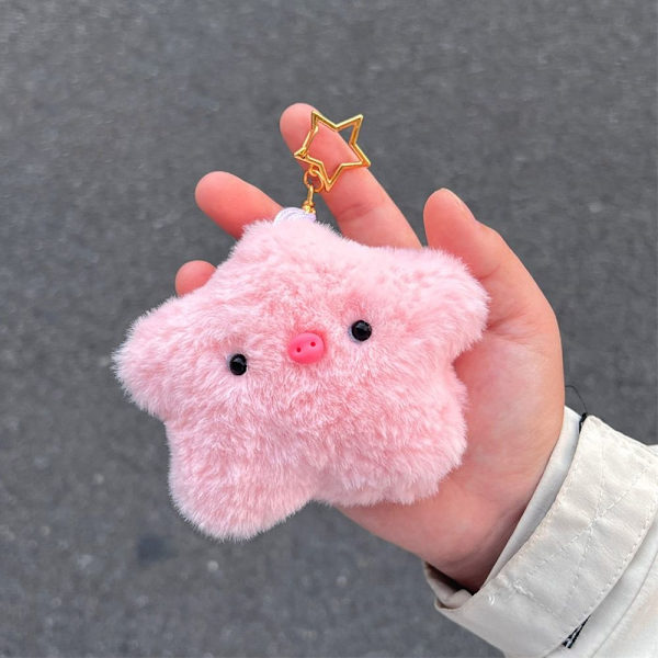 Star Pig nøkkelring plysj nøkkelring dukkeanheng