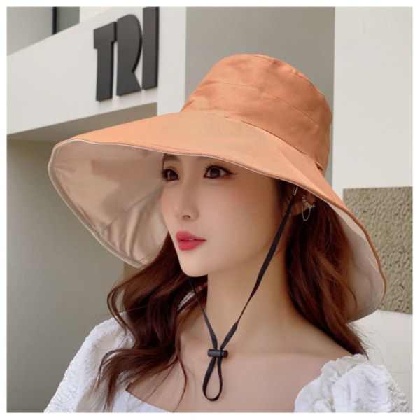 Bucket Hat Beach Cap ORANGE Orange