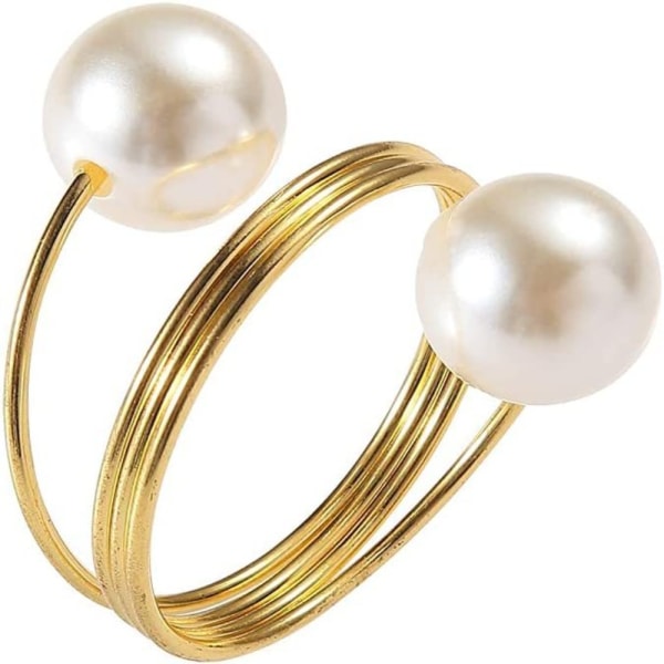 12 st Servettringar Servettringhållare ROSEGULD Rose Gold