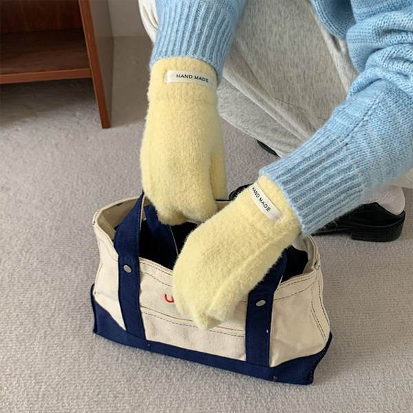 Vanter Pelshandsker Fingerløse Handsker SORT black