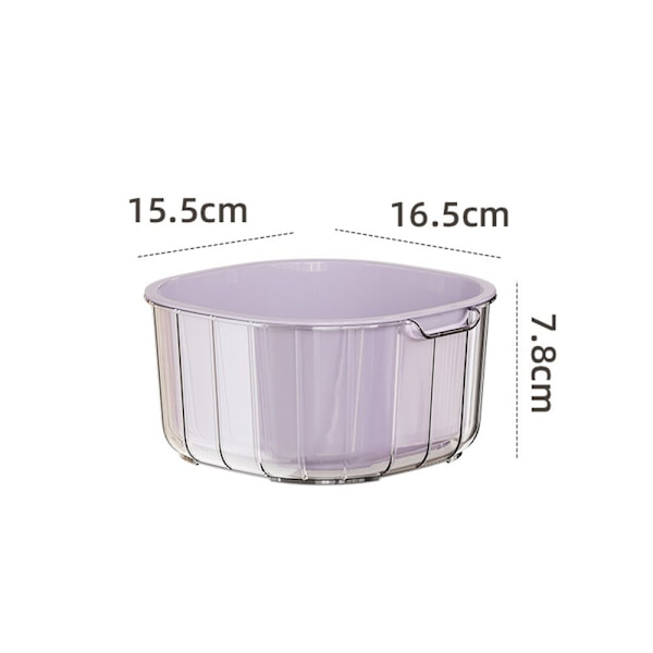 Dräneringskorg Vegetabiliskt tvättställ LILA 1,2L 1,2L purple 1.2L-1.2L